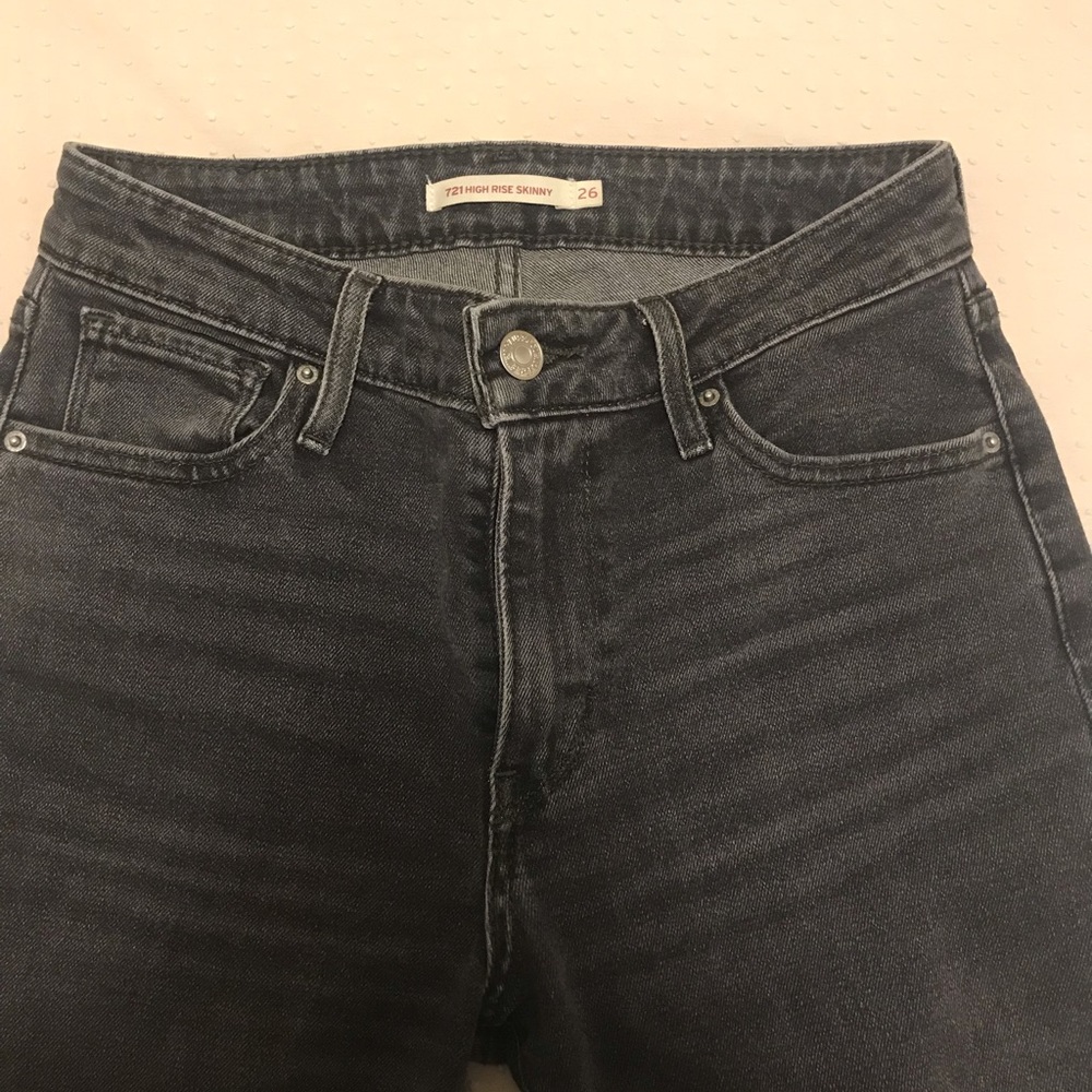 LEVI’S Faded Black Denim Jeans